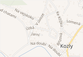 Karla Zicha v obci Tišice - mapa ulice
