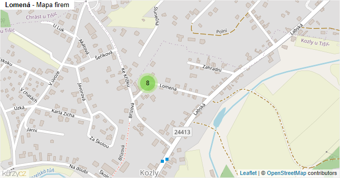 Lomená - mapa firem