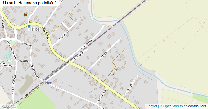 U trati - mapa podnikání