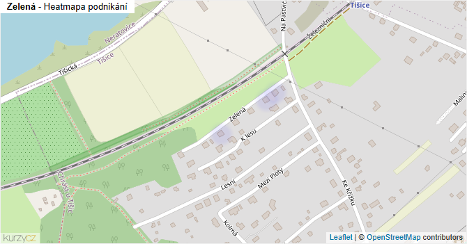 Zelená - mapa podnikání