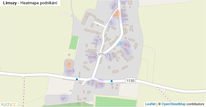 Limuzy - mapa podnikání
