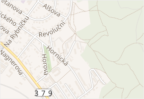 Halasova v obci Tišnov - mapa ulice