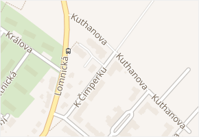 K Čimperku v obci Tišnov - mapa ulice