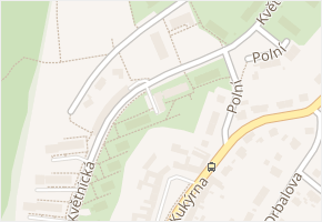 Květnická v obci Tišnov - mapa ulice