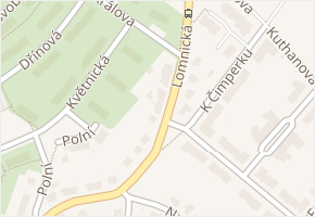 Lomnická v obci Tišnov - mapa ulice
