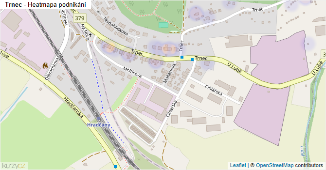 Trnec - mapa podnikání