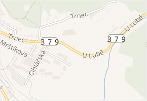U Lubě v obci Tišnov - mapa ulice