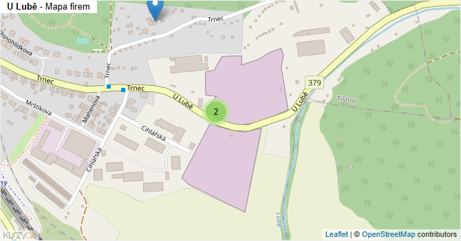 U Lubě - mapa firem