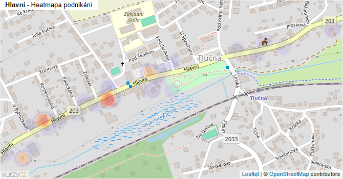 Hlavní - mapa podnikání