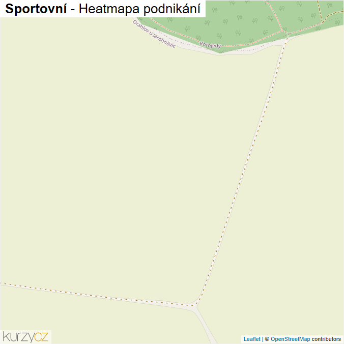 Mapa Sportovní - Firmy v ulici.