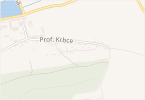 Gregoryho v obci Tmaň - mapa ulice