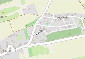K Vodojemu v obci Tmaň - mapa ulice