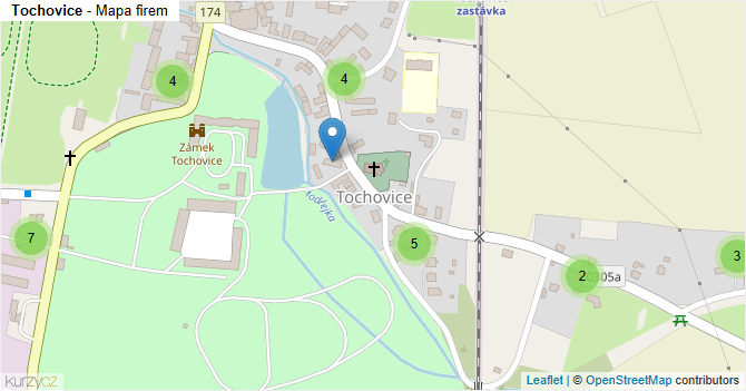 Tochovice - mapa firem