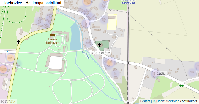 Tochovice - mapa podnikání