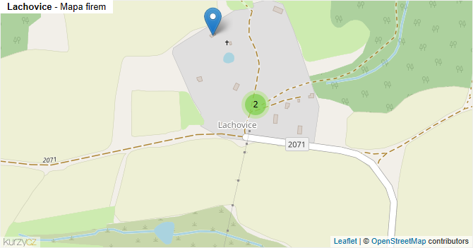 Lachovice - mapa firem