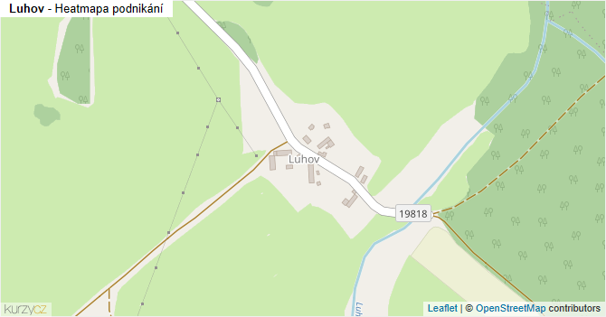 Luhov - mapa podnikání