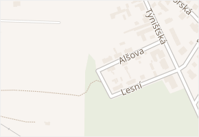 Alšova v obci Třebechovice pod Orebem - mapa ulice