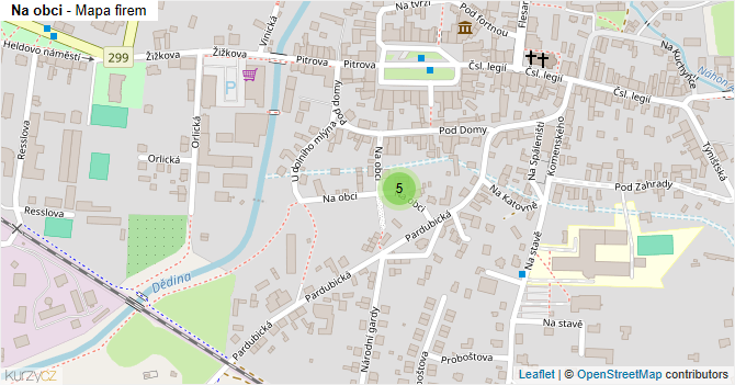 Na obci - mapa firem
