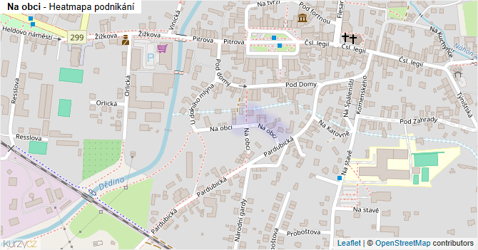 Na obci - mapa podnikání