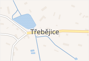 Třebějice v obci Třebějice - mapa části obce