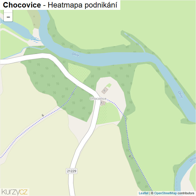 Mapa Chocovice - Firmy v části obce.