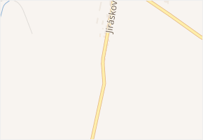 Jiráskova v obci Třebenice - mapa ulice