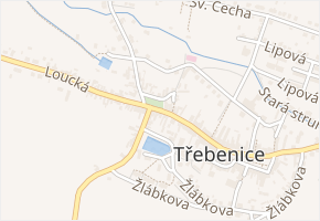 Masarykova v obci Třebenice - mapa ulice