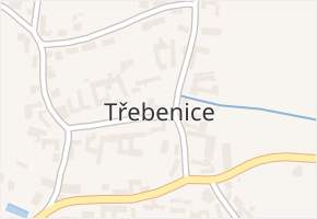 Třebenice v obci Třebenice - mapa části obce