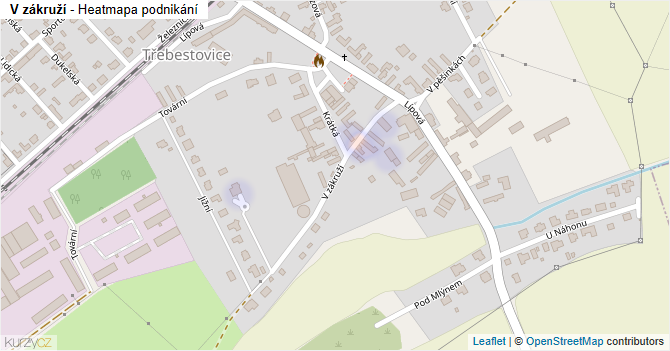 V zákruží - mapa podnikání