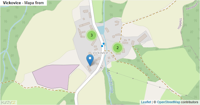 Víckovice - mapa firem