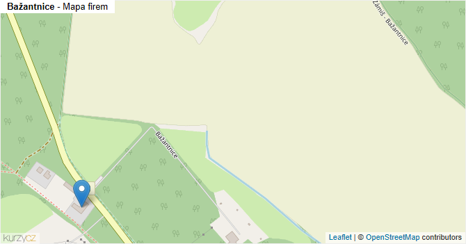 Bažantnice - mapa firem