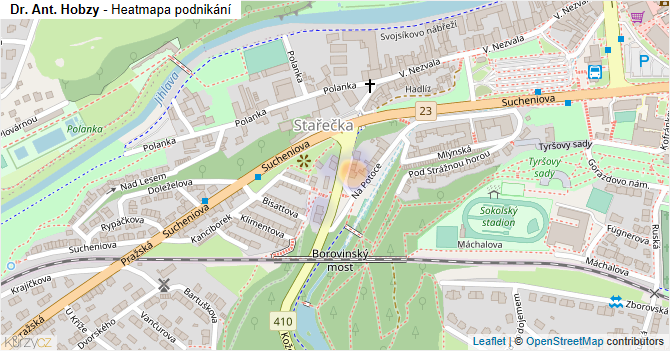 Dr. Ant. Hobzy - mapa podnikání