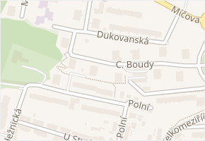 Jar. Haška v obci Třebíč - mapa ulice