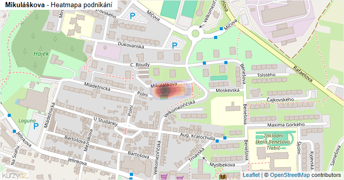 Mikuláškova - mapa podnikání