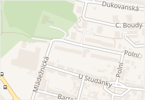 Mládežnická v obci Třebíč - mapa ulice