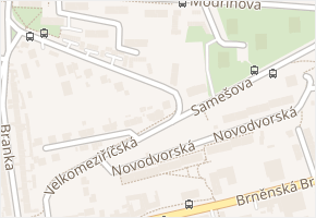 Na Spravedlnosti v obci Třebíč - mapa ulice