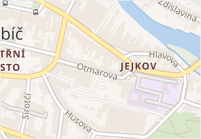 Otmarova v obci Třebíč - mapa ulice