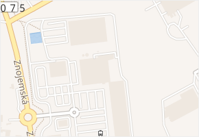 Spojovací v obci Třebíč - mapa ulice