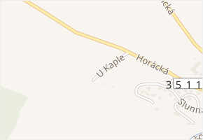 U Kaple v obci Třebíč - mapa ulice