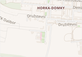 Vltavínská v obci Třebíč - mapa ulice