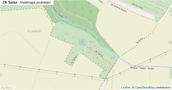 ZK Šárka - mapa podnikání