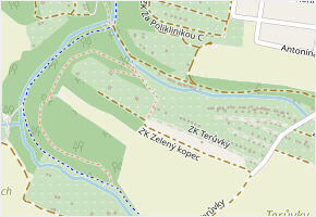 ZK Terůvky v obci Třebíč - mapa ulice