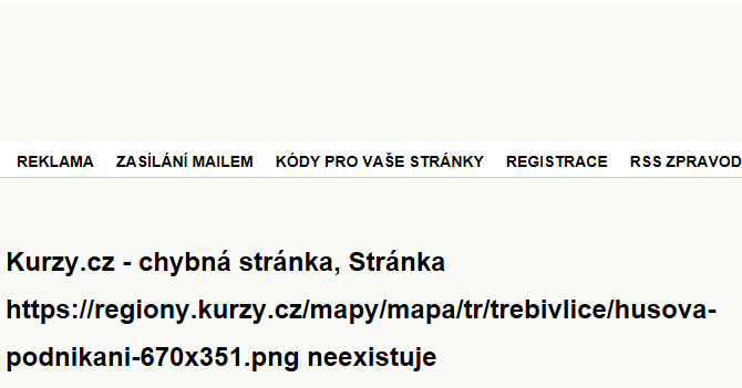 Husova - mapa podnikání