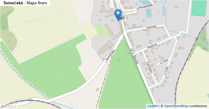 Semečská - mapa firem