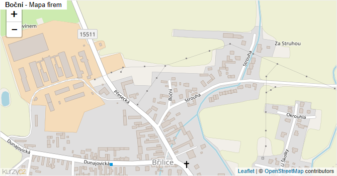 Boční - mapa firem