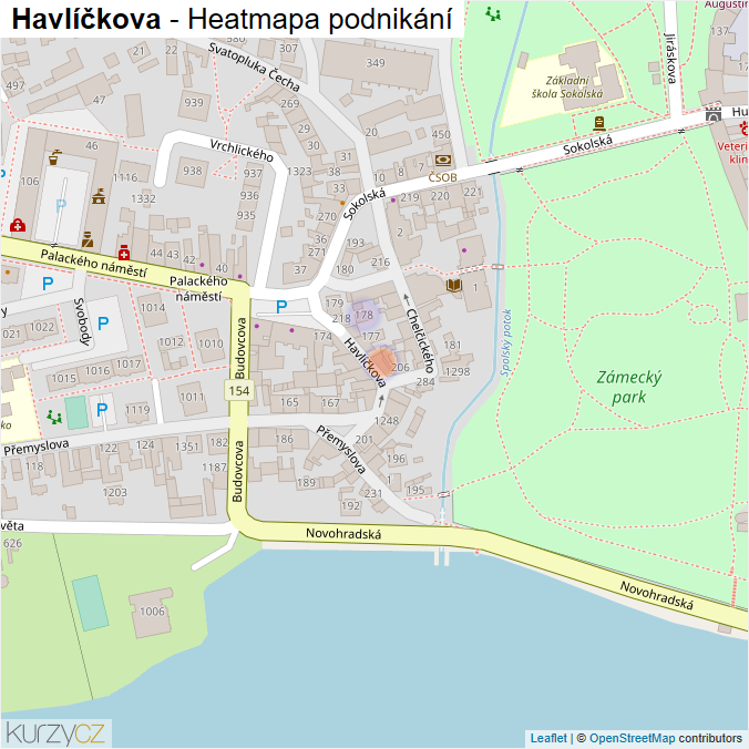Mapa Havlíčkova - Firmy v ulici.