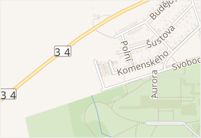 Jiřího Havlise v obci Třeboň - mapa ulice
