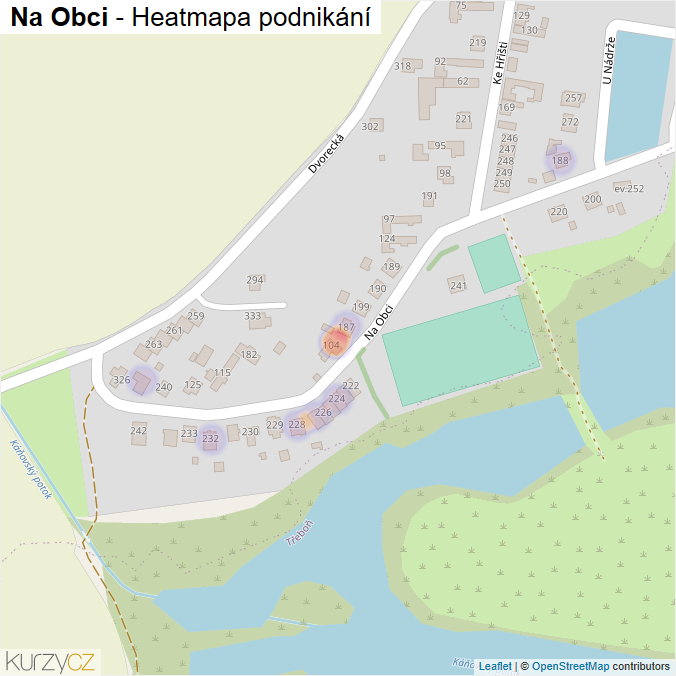 Mapa Na Obci - Firmy v ulici.