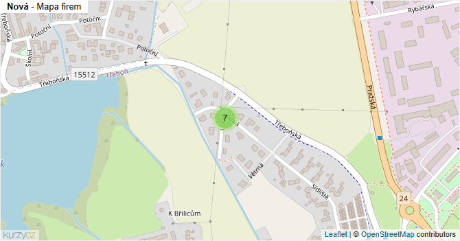 Nová - mapa firem