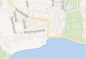 Přemyslova v obci Třeboň - mapa ulice